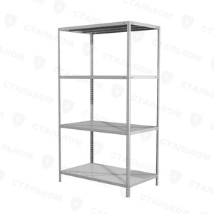 Стеллаж MS Hard 2200х1000х400, 4 полки